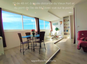 5 appartements indépendants situés à mi-chemin entre le Vieux Port et le Pont de l île de Ré